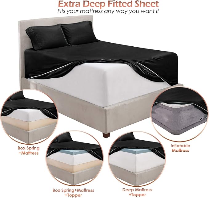 Hearth & Harbor Extra Deep Pocket Sheets - Image 6