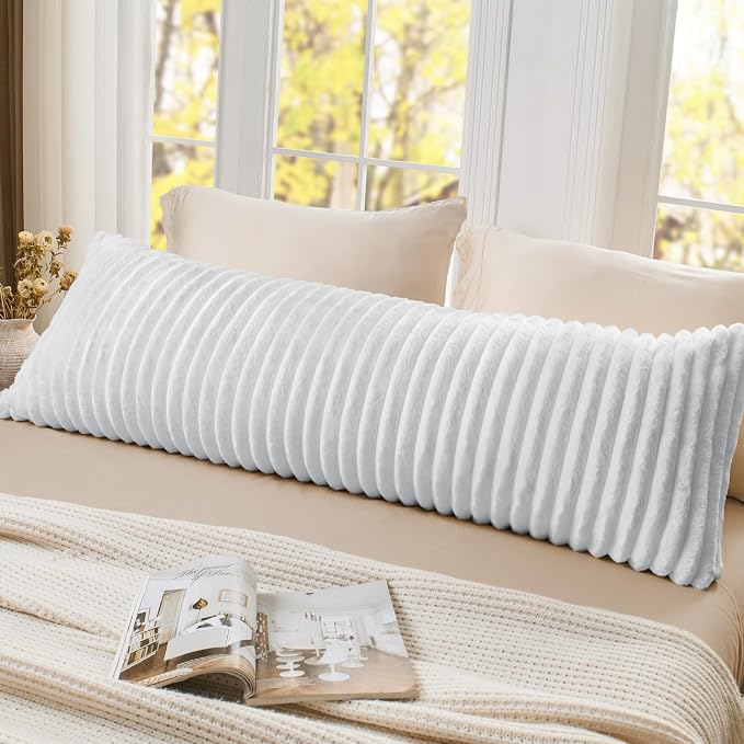 BEDELITE Fluffy Faux Fur Body Pillow Cover - Image 8