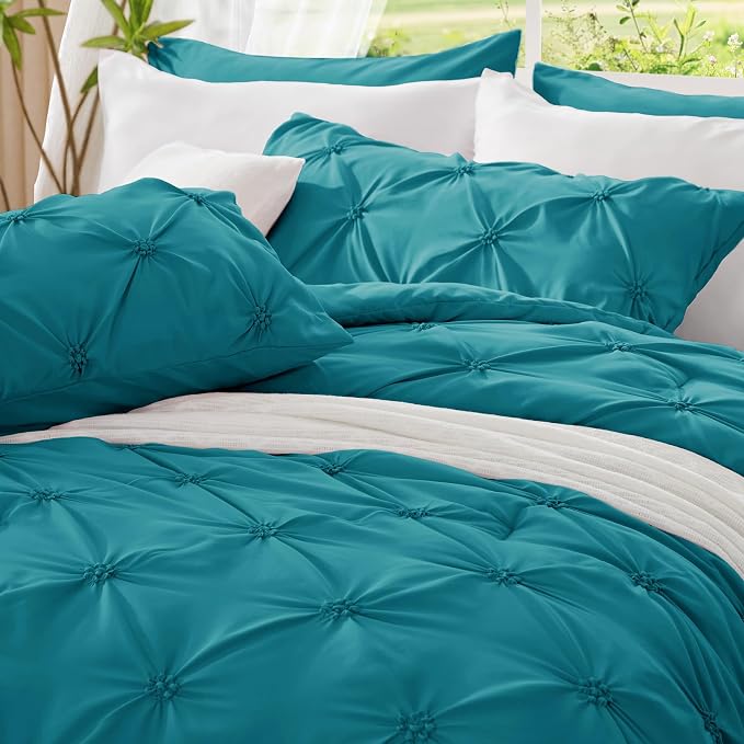 BEDELITE Teal Queen Comforter Set - Image 6