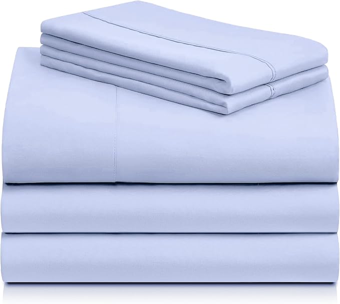 LuxClub 5 PC Sheet Set Bed Sheets Deep Pockets 16" Eco Friendly Wrinkle Free - Image 8