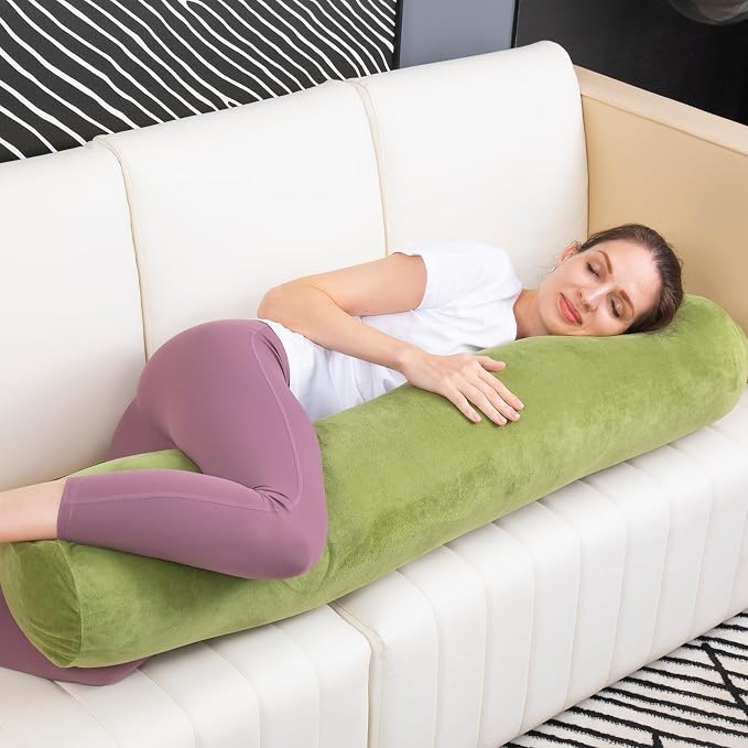 1 MIDDLE ONE Bolster Pillow for Bed, Long Round Body Pillow for Adults - Image 7
