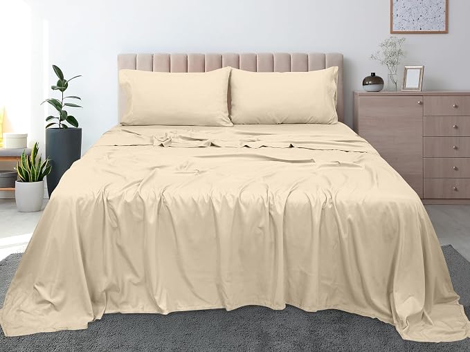 Royale Linens 300 Thread Count 100% Long Staple Combed Cotton Flat Sheet - Image 9