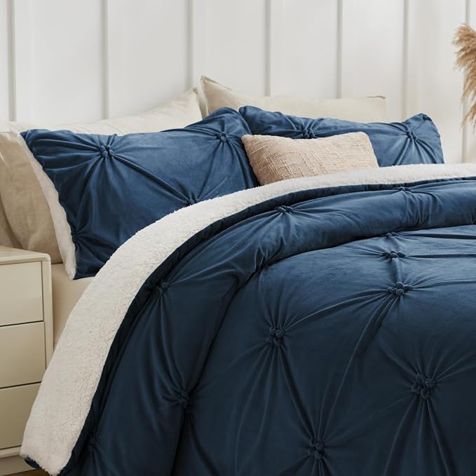 BEDELITE Pintuck Fluffy Twin Comforter Set - Image 2