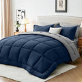 Sasttie Twin Comforter Set, 5 Pieces Bed in a Bag Twin, Complete Bedding Set by SASTTIE