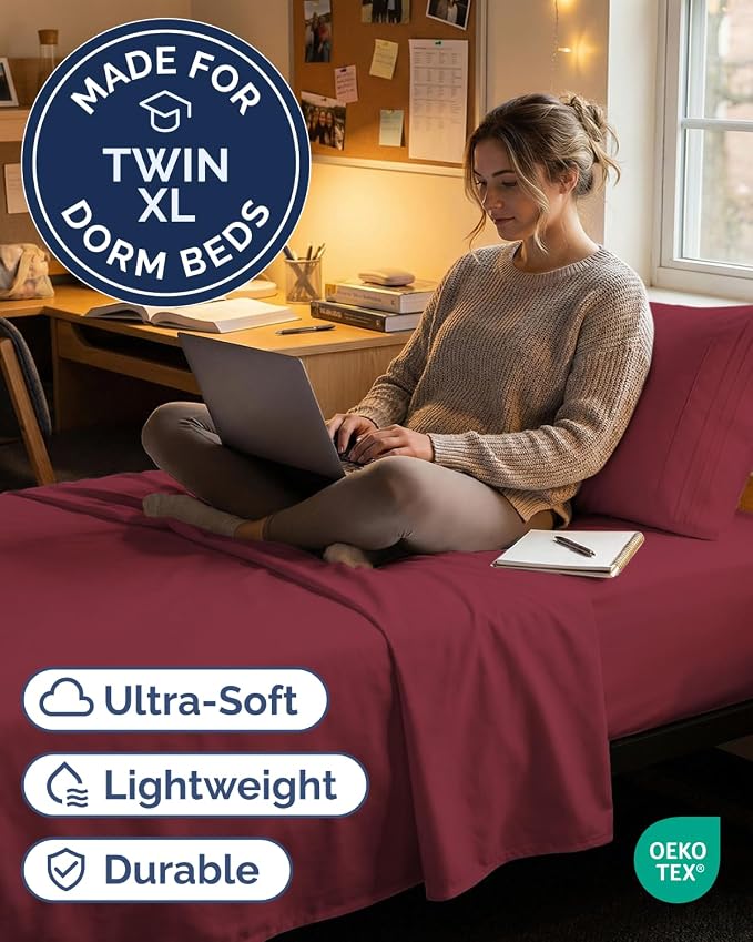 Twin XL Size 3 Piece Sheet Set - Image 2