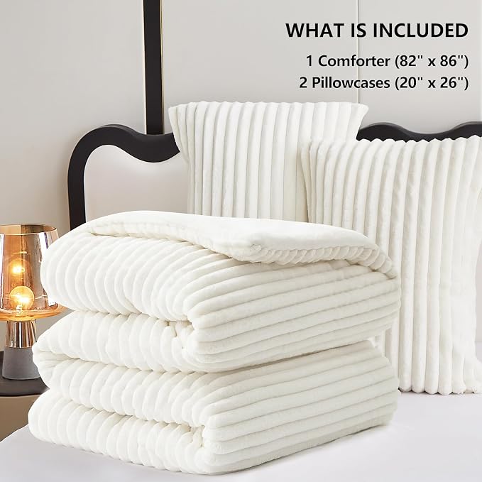 CozyLux Fluffy Full Size Comforter Sets - Image 6