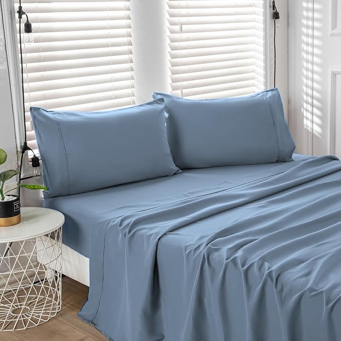 Kingnex Oversized King Flat Sheet 132x110 - Image 4