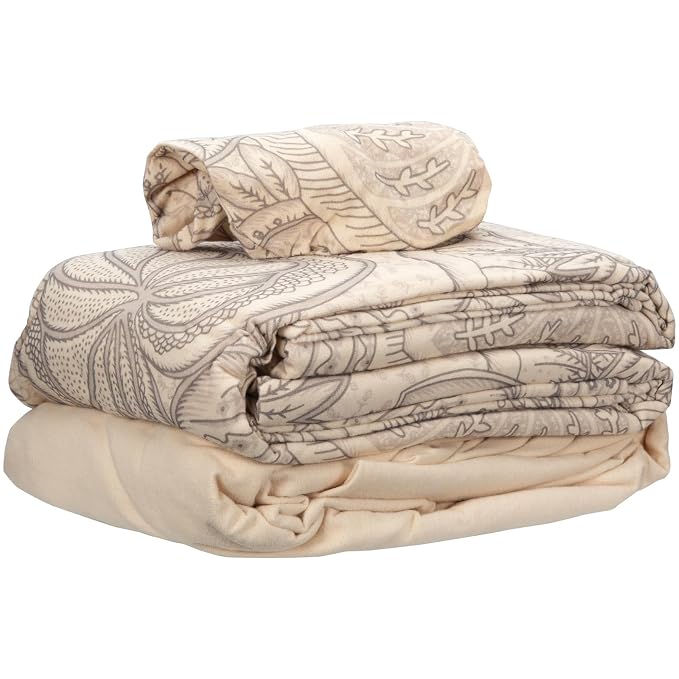 ForPro Premium Designer Flannel 3-Piece Massage Sheet Set, Island Tranquility - Image 3