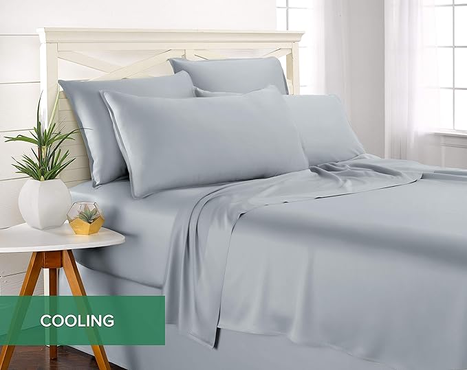 Pure Bamboo Split King Sheets, Genuine 100% Organic Viscose Derived from Bamboo - Image 5