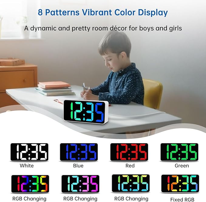 DreamSky Small Digital Alarm Clock - Image 3