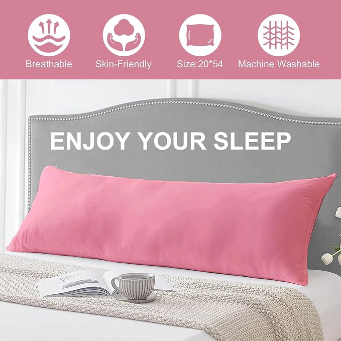 DOWNCOOL Large Body Pillow Insert- Breathable Full Body Pillow - Image 5