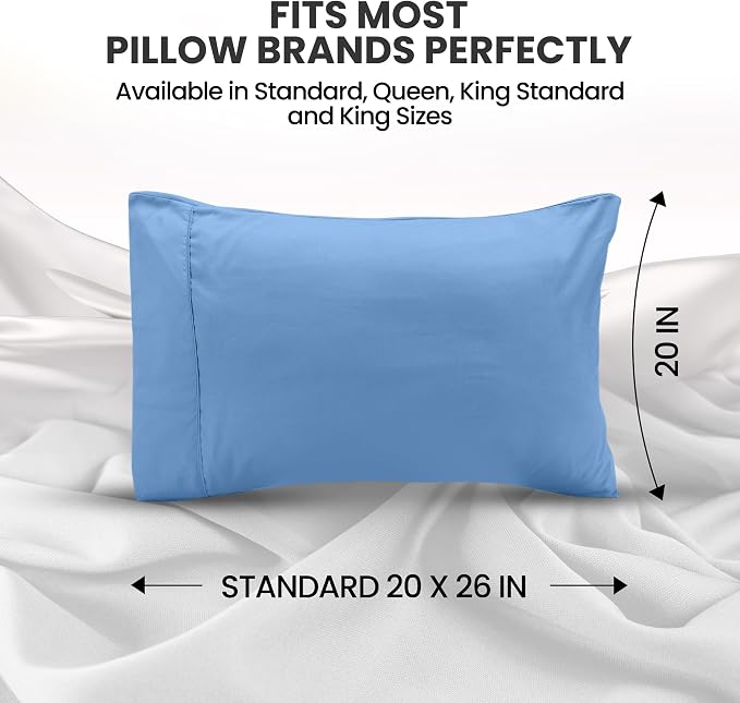Utopia Bedding Pillow Cases Standard Size 2-Pack – Soft Brushed Microfiber – - Image 2