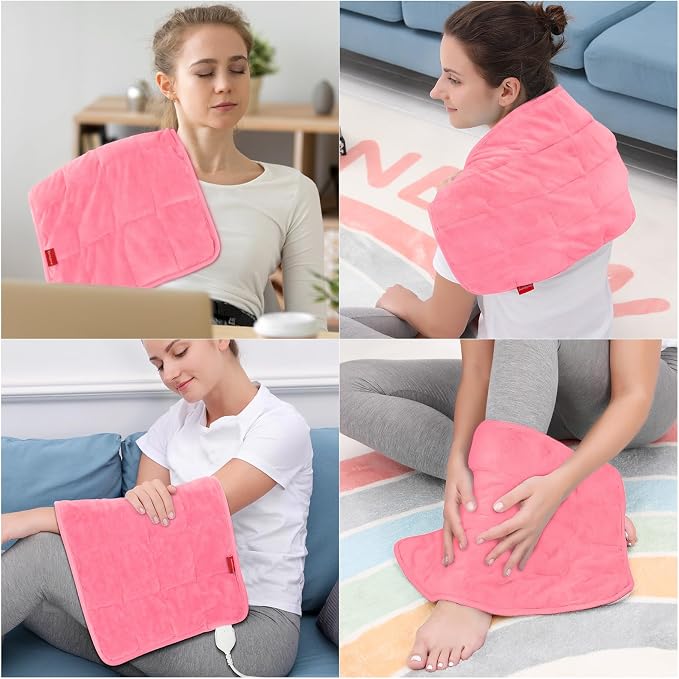 Comfytemp Weighted Heating Pad for Back & Period, FSA Eligible Electric Heat Pad - Image 7