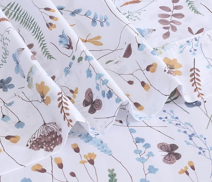 RUVANTI 100% Cotton Sheets – Full Size Percale Bedding, Cooling & Breathable - Image 5