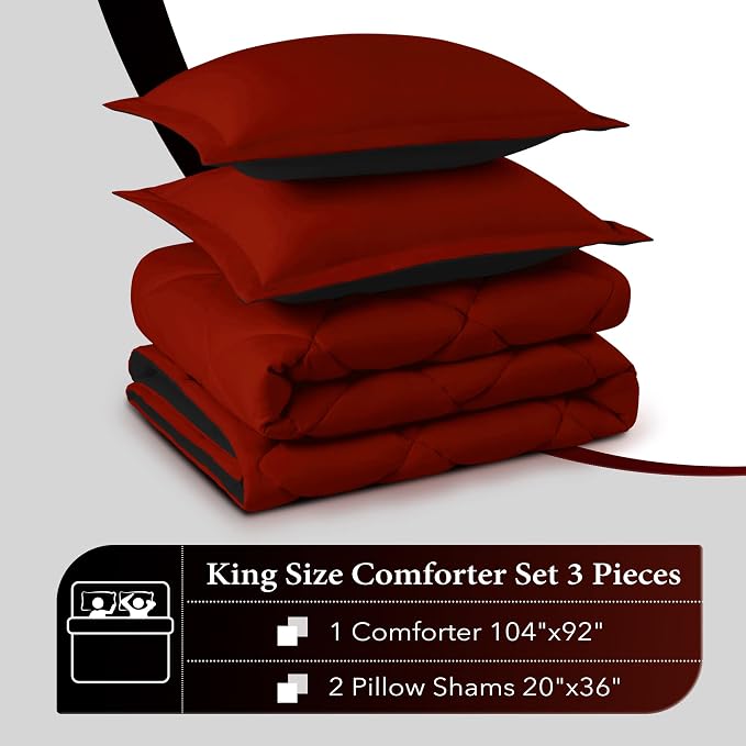downluxe King Size Comforter Set - Image 6