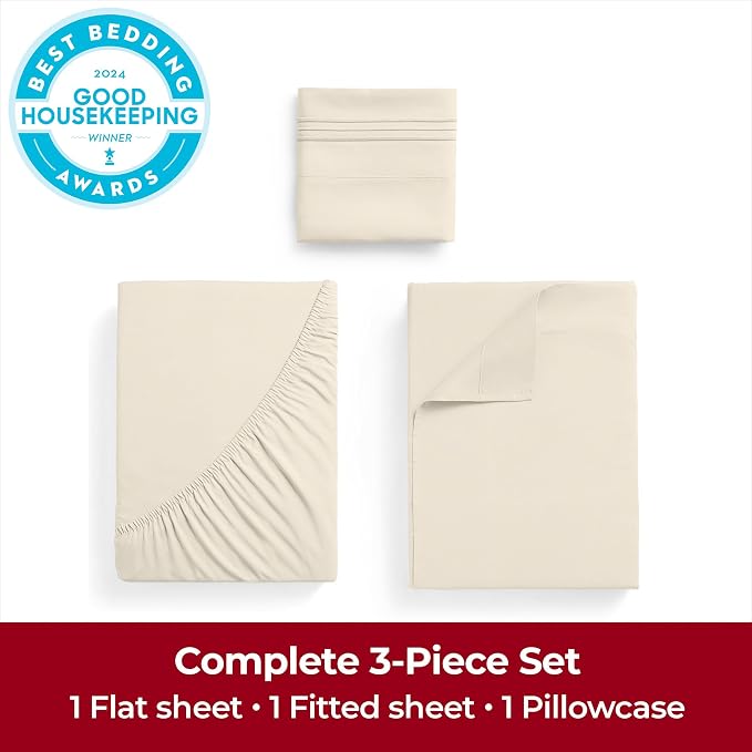 Mellanni Extra Deep Twin Sheets - Image 4