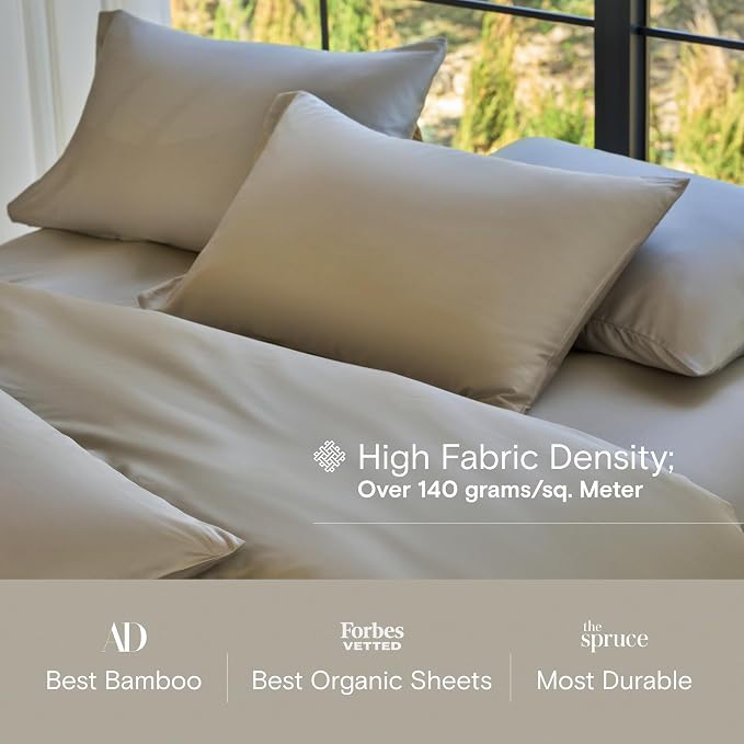 DOZ Sheet Set, 100% Viscose derived from Bamboo, Organically Grown, Buttery Soft - Image 4