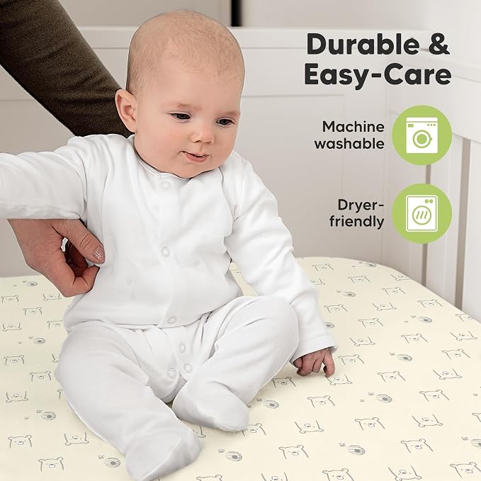 KeaBabies 2-Pack Organic Crib Sheets - Image 7