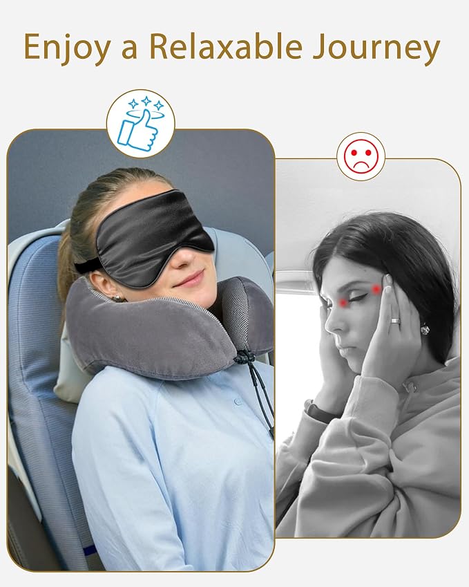 4 Pack Silky Sleep Masks for Women Men, JroyJoy 100% Blackout and Super Soft - Image 4