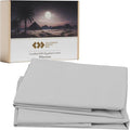 King Size Pillowcase Egyptian Cotton Set of 2, Sateen Weave, Soft and by CaliforniaDesignDen