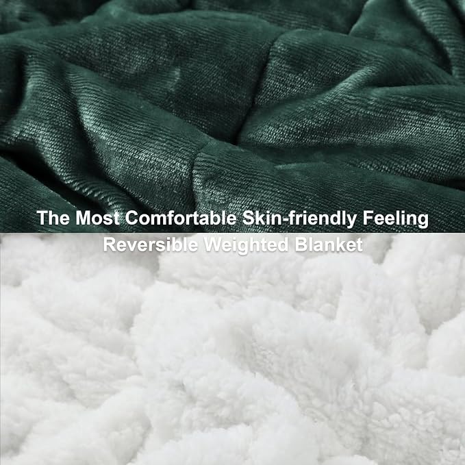 Alomidds Sherpa Fleece Weighted Blanket - Image 3