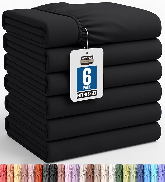 Utopia Bedding Twin Fitted Sheets by UTOPIABEDDING