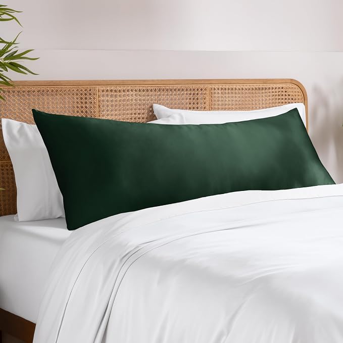 Bare Home 100% Rayon Made from Bamboo Luxury Body Size Cooling Pillowcase by BareHome