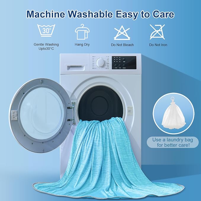 KMUSET Cooling Blanket Twin XL, Double Sided Summer Cooling Blankets - Image 7