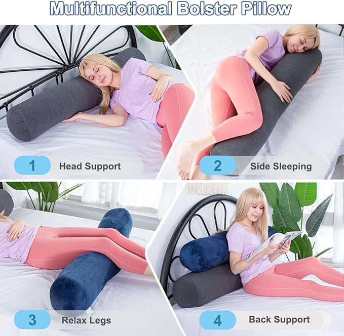 1 MIDDLE ONE Body Pillow, Bolster Pillow - Image 4