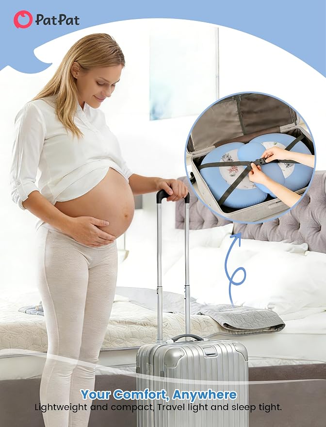 PATPAT Pregnancy Pillow for Sleeping, Maternity Pillow - Image 4