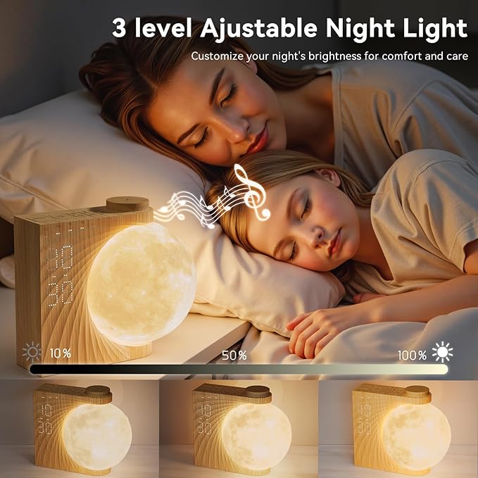 Sunrise Alarm Clocks for Heavy Sleepers, Night Lamp Clocks for Bedrooms - Image 4