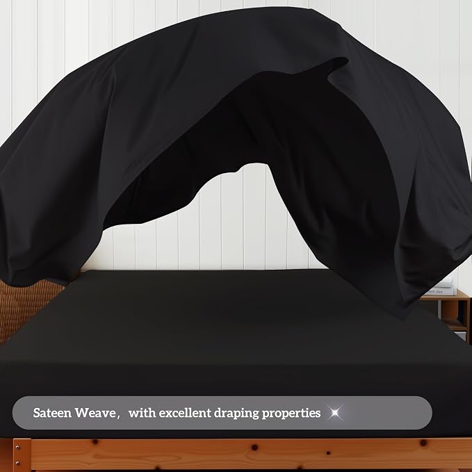 Cotton Flat Sheets Only, 600 TC 100% Cotton Flat Sheet Top Sheet Only, TwinXL - Image 9