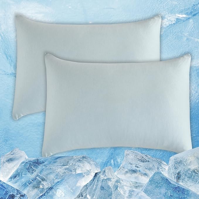 CHOSHOME Cooling Pillow Cases Zipper Pillow Covers Q-Max > 0.45 Zippered by CHOSHOME