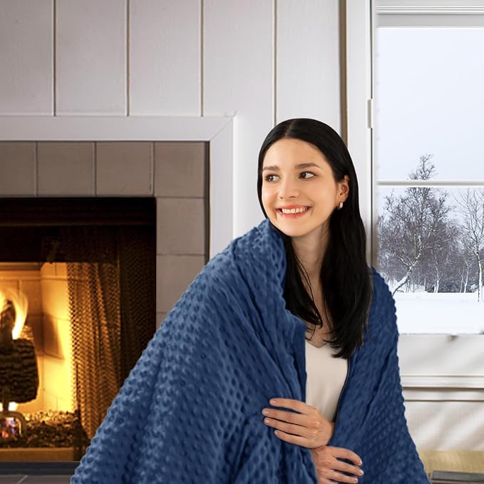 yescool Weighted Blanket with Cover Heavy Blanket - Image 6