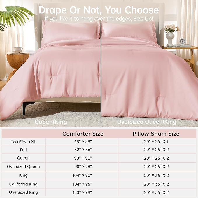 MUXHOMO Queen Comforter Set, All Season Ultra Soft Down Alternative Bedding - Image 8