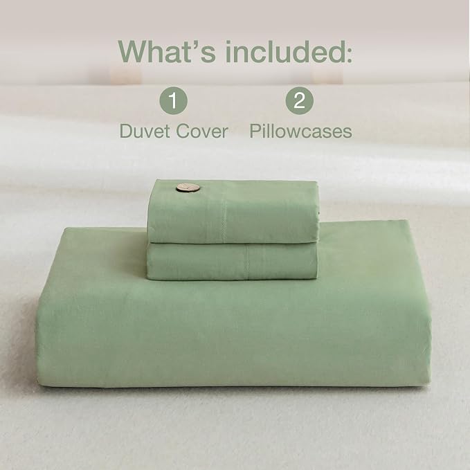 JELLYMONI Cotton Duvet Cover Cal King Size - Image 9