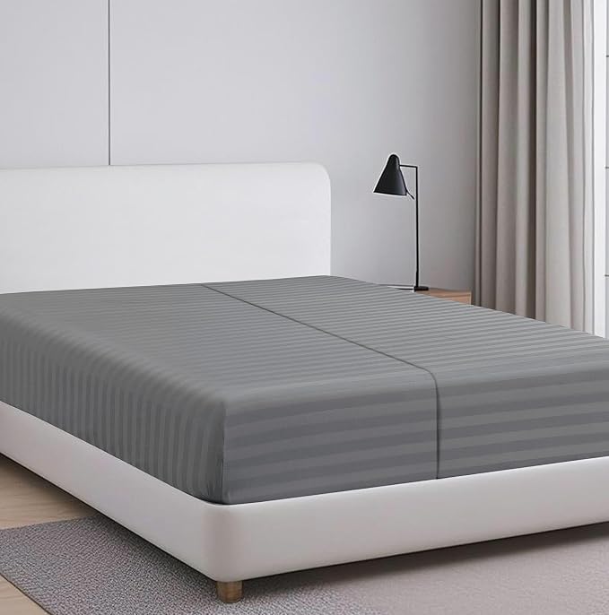 2-Pack 100% Egyptian Cotton Fitted Sheet TwinXL Size, 600 Thread Count Cotton - Image 2