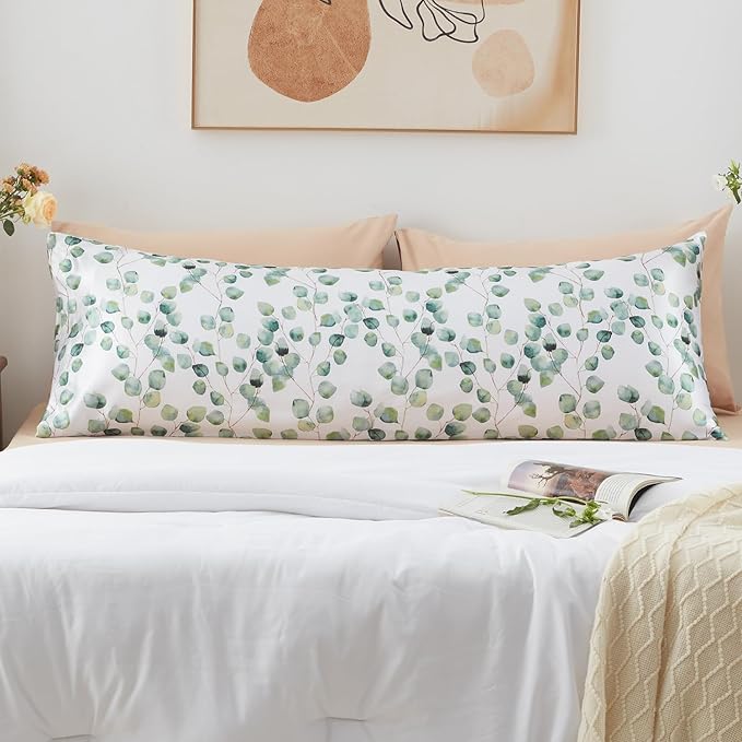 EXQ Home Satin Body Pillow Pillowcase Super Soft Silk Pillowcase, Body Pillow by EXQHomeTexitleCoLtd