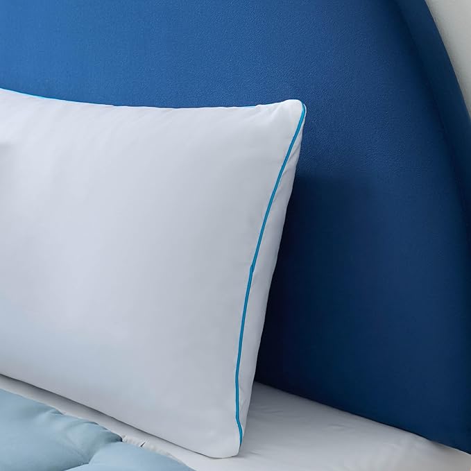 Linenspa Two Pack Shredded Gel Memory Foam Pillow, King Size – Cooling Bed - Image 9