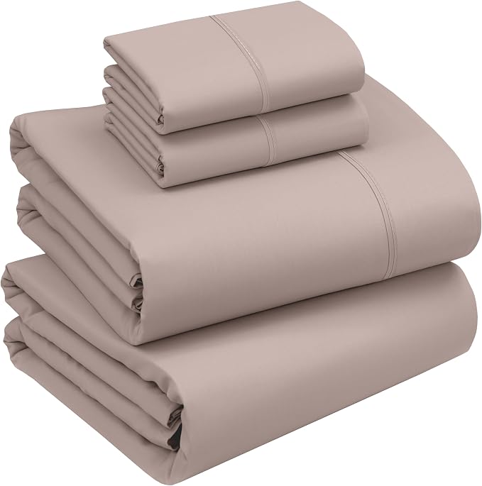 RUVANTI 100% Cotton Sheets – Full Size Percale Bedding, Cooling & Breathable by Ruvanti