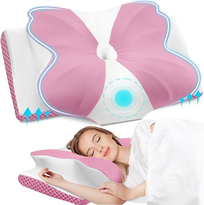 CloudBliss Cervical Memory Foam Pillow by CloudBliss