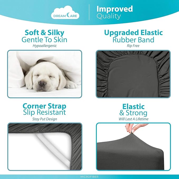 DREAMCARE Queen Fitted Sheet Only - Image 6
