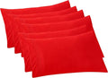Elegant Comfort 6-PACK Solid Pillowcases 1500 Premium Hotel Quality Microfiber by ELEGANTCOMFORT