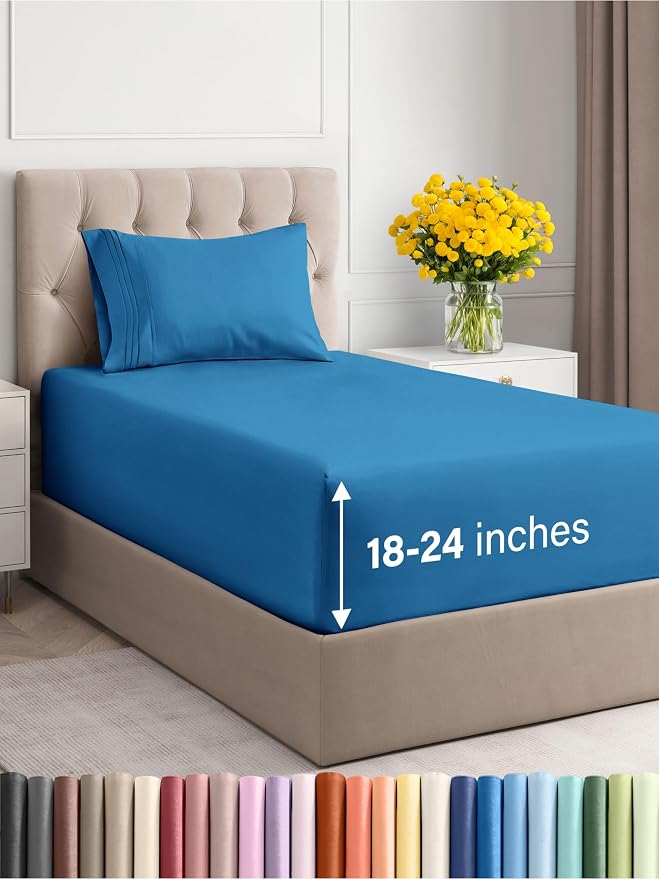 Extra Deep Twin Sheet Set - Image 2