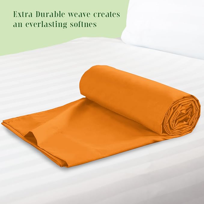 Elegant Comfort Premium Hotel Quality 1-Piece Flat Sheet, Luxury & Softest 1500 - Image 3
