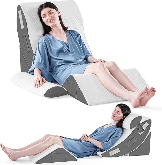 Yojoker 4PCS Orthopedic Bed Wedge Pillow Set by Yojoker