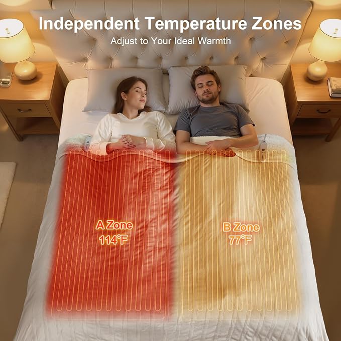 Electric Blanket Queen Size Dual Control - Image 2