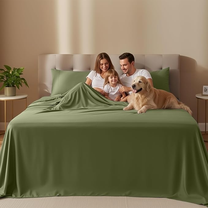 Utopia Bedding Full Size Sheet Set – 4 Piece Bed Sheets, Soft and Breathable - Image 2