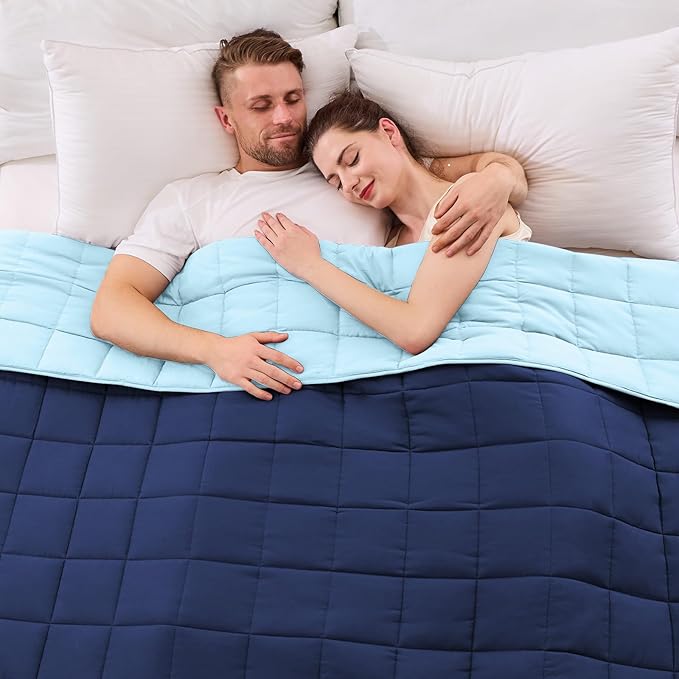 King Size Weighted Blanket for Adults Cooling Heavy Blanket for Sleeping by yescool