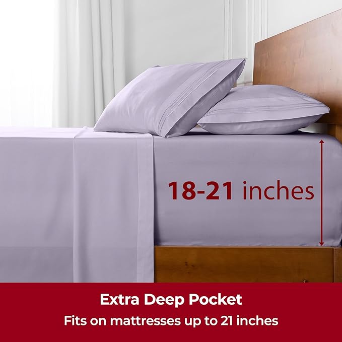 Mellanni Extra Deep Twin Sheets - Image 6